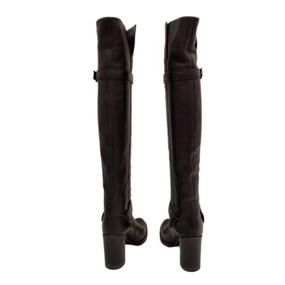 GIANVITO ROSSI LEATHER Tall Boots Size: 6 - Picture 4 of 5